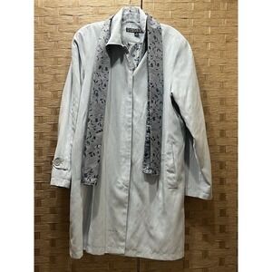 Fleet Street Rain‎ Gear Vintage Women's Raincoat + Matching Scarf Sz M VGC!